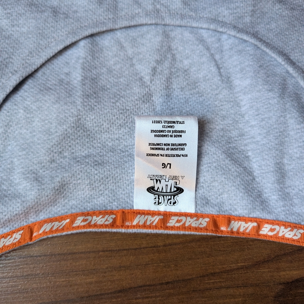 NWOT Gray LeBron Graphic Tie-Front Tank Top - Picture 3 of 3